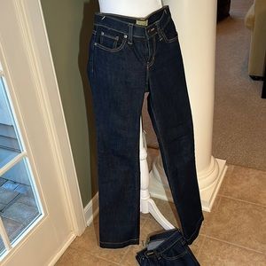 Gap bootcut jeans.  Size 0